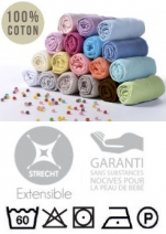 Spannbettlaken 100% jersey Baumwolle, 130 gr/m², für Käfig Bett