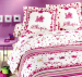 Flat bed sheet 180X290, 1 pillowcase 60x64 100% cotton Chipie marshmallow pink