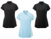 Asymmetric lady's tunic 100% polyester easycare color with color siding