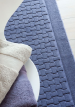 Tapis de sol Ritz 100% coton éponge 900 gr/m² bleu indigo