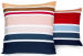 Duvet cover + pillowcase color lines 100% printed cotton percale