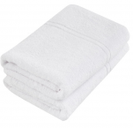 Handdoek 100% katoen badstof wit 50x90 cm 360gr/m² absorbens wasbare 95°C