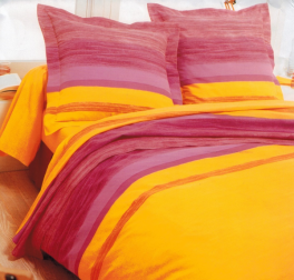 Platte laken 270x300 en 2 slopen 62x62 cm Aura-zon 100% katoen