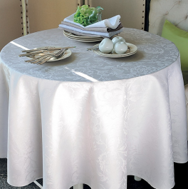 Tischdecke Tischläufer Tischset Serviette perlige Blumen 100% Baumwolle