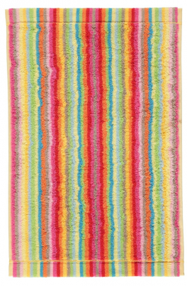 Guest towel 30x50 cm 100% cotton terry multicolored lines double sided