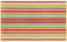 Badematte 50x80 cm 100% Baumwolle Frottier mehrfarbige Linien doppelseitig