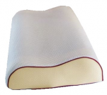 Ergonomic pillow 36x60 viscoelastic foam layer gel anatomical support