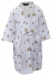 Peignoir enfant 100% coton éponge, Fleurs Papillons Bambi Disney lavable 60°C