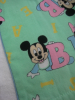 Kinderbadjas 100% katoen badstof, Mickey Minnie Disney alfabet wasbaar 60°C