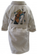 Children's bathrobe 100% cotton terry Pocahontas Disney Washable 60°C