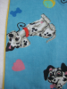 Children's bathrobe 100% cotton terry Dalmatians Disney Washable 60°C