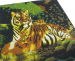 Bettbezug 140x200 + 1 kissenbezug 65x65 Tiger 50% Baumwolle und 50% Polyester