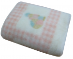 Couverture 75X100 Mes Nounours  50% microfibre 30% acrylique 20% polyester