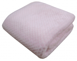 Children's blanket 110x140 pink cloud 50% microfiber 30% acrylic 20% polyester