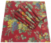 Serviette 45X45 cm 100% coton Paniers de fruits bordeaux