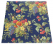 Serviette 45X45 cm 100% coton Paniers de fruits bleu marine