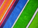 Drap de plage 100x180 cm éponge velours 100% coton lignes multicolores