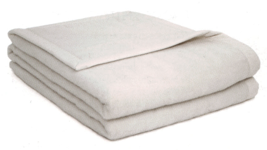 Antecedent Onbekwaamheid diepgaand Warme deken in 100% Cashgora 450 gr/m² in natuurlijk wit. Deze uiterst