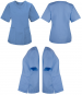 Lady tunic 65% polyester 35% cotton 2 pockets side vents 145 gr/m²