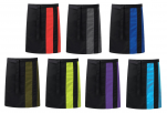 Tablier rectangle bicolore 65% polyester 35% coton 49 cm haut avec poche 60°C
