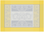 Placemat 40x55 cm yellow and gray illuminations 100% cotton, 220 gr/m²