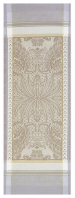 Tischläufer 54x149 100% grau/beige Jacquard-Baumwolle, schmutzabweisender