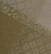 Tafelloper 54x180 100% katoen met goudkleurige lurex draden vlekbestendige