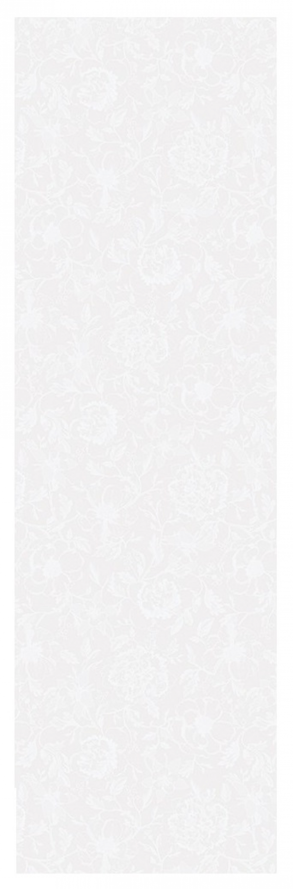 Neuf en coton blanc Table Runner Blanc Broderies 130 x 50 cm