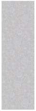 Table runner 55x180 cm100% cotton pearly flowers on a pearly background