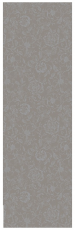 Table runner 55x180 100% cotton light brown flowers on light brown background
