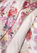 Housse couette 240x220 + 2 taies 65x65 fleurs aquarelles 100% coton percale easy