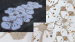 Tapis de bain Fleurs de cerisier 80x150 cm 95% coton éponge 2000 gr/m²