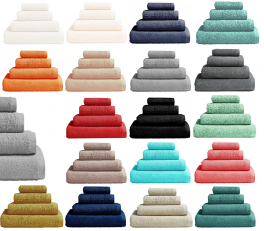 Guest towel 30x50 cm 100% combed cotton 530 gr/m²
