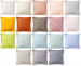 Taie 100% coton percale coloris moyen bourdon easy care