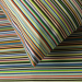 Housse couette et taie 60x70 cm 100% coton percaline lignes multicolores