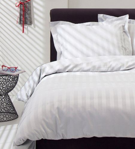 Duvet Cover Pillowcase 60x70 Cm Lines, Light Grey Striped Duvet Cover