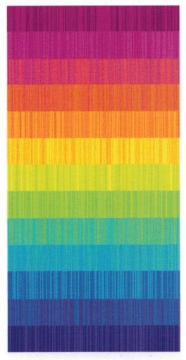 Beach towel 100x180 cm velvet/terry 380 gr/m² Multicolored