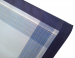 Herenzakdoeken 2x3 kleuren 100% katoen 44x44 cm : 1 pakket van 6 zakdoeken