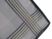 Mens handkerchiefs 2x3 colors 100% cotton 43x43 cm : 1 pack of 6 handkerchiefs