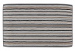 Badematte 50x80 cm 100% Baumwolle Frottier mehrfarbige Grau Linien doppelseitig