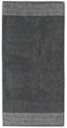 Large bath towel in 100% cotton terry 80x200 cm, anthracite gray