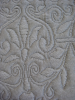 Quilted woven bedspread floral 50% polyester/50%polyproylene Stopflam 300gr/m