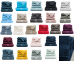 Hand towel 50x100 cm plain royal 100% combed terry cotton 540 gr/m²
