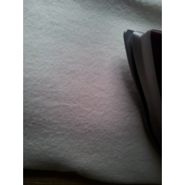 Couverture de repassage en 100% coton molleton blanc ecru 150X200 cm
