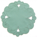 Round doily 20 cm diameter green bernina 100% polyester