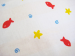 Duvet cover 140X200 + 1 pillowcase nursery rhyme peach molds 100% cotton