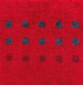 Badmat kleine vierkanten kleuren 100% acryl en anti-slip