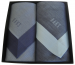 Boite de 2 mouchoirs Homme +/- 48x48 cm 100% coton Daks