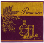 Essuie cuisine ou essuie main 50x50 cm Provence 100% coton jacquar