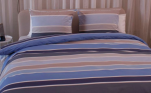Bettbezug + Kissenbezug 65x65cm See- und Sandlinie 100% Baumwolle